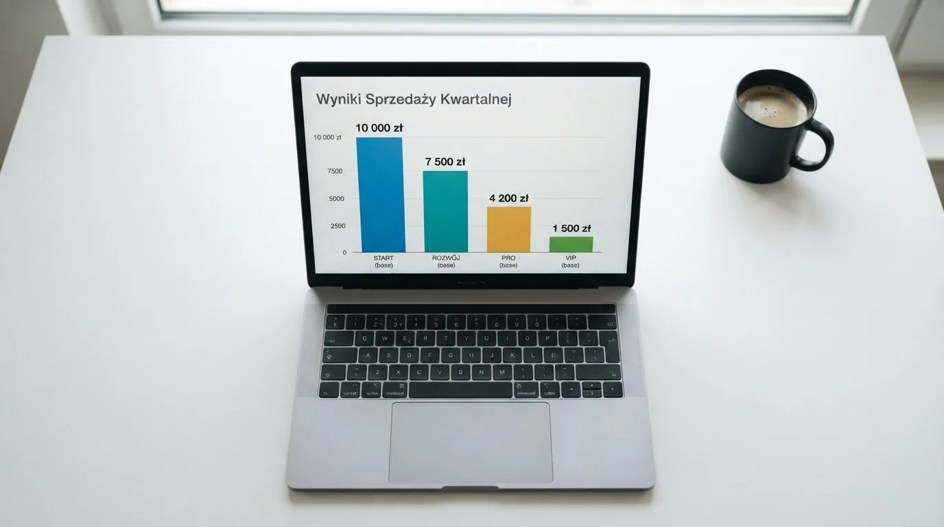 Widok z góry na laptop z otwartą tabelą porównawczą ofert powitalnych kilku serwisów kasynowych