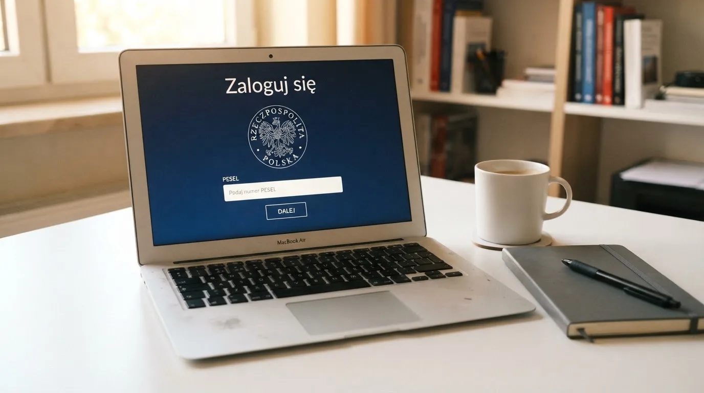 Strona logowania oficjalnej platformy Total Casino na ekranie laptopa, jedynego legalnego kasyna online w Polsce